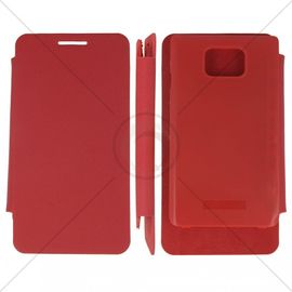 Ego Etui Flip Case Pour Samsung I9100 Galaxy S2 Rouge