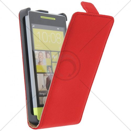 Gt Housse Exclusive  Pour Htc 8s Avec Film Protec. Rouge