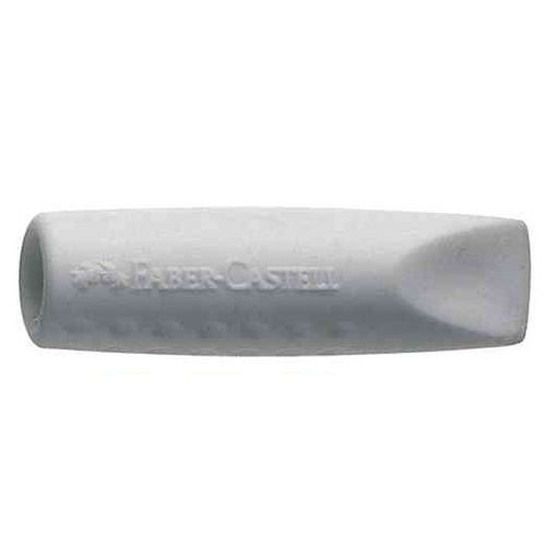 Faber-Castell Gomme "Grip 2001 Eraser Cap" Sachet De 2 Grise