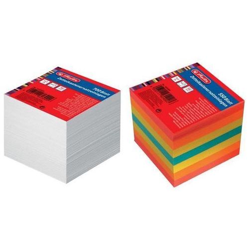 Herlitz Recharge Pour Boîtier De Bloc-Notes, 90 X 90 Mm,