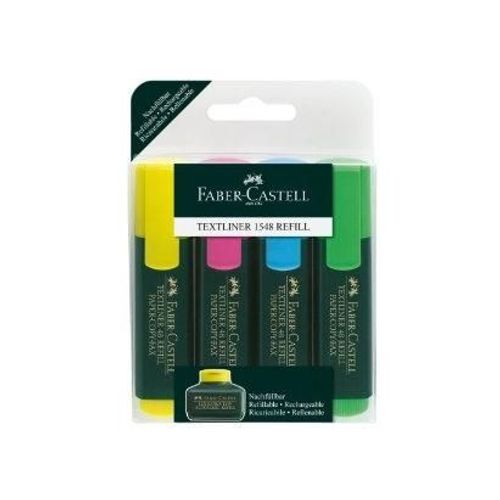 Faber-Castell Surligneur "Textliner 48 Refill", Étui De 4