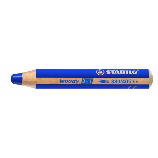 Stabilo Crayon Aux Talents Multiples Woody 3 In 1, Rond,