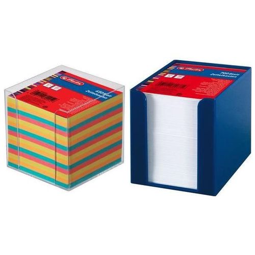 Herlitz Boîtier Pour Bloc-Notes, En Plastique, 90 X 90 Mm,