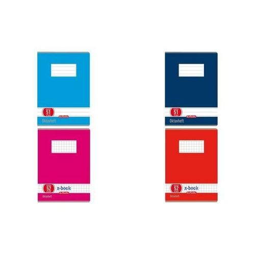 Herlitz Cahier Octave X.Book, A6, Ligné, 70 G/M2, 32 Feuille