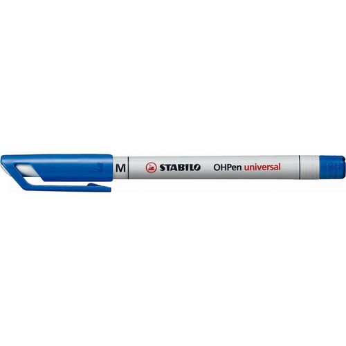 Stabilo Stylo Feutre Pour Film Ohpen Universal, Indélébile,Bleu