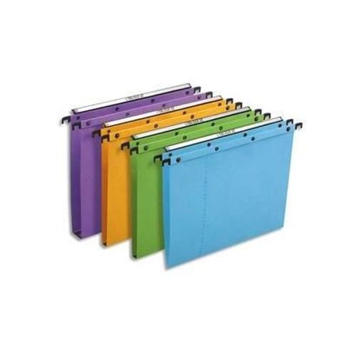 L'oblique Az  Az Boite De 25 Dossiers Suspendus Az Pour Armoire Azv Fond 15mm Bleu