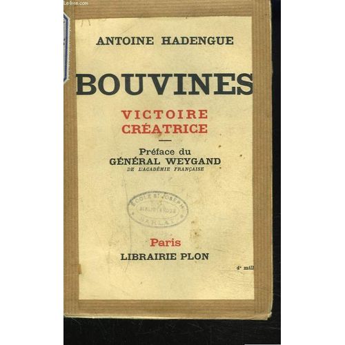 Bouvines. Victoire Creatrice