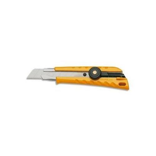 Olfa Cutter Multi-Usage L1 Corps Abs 100% Recyclé, Lame 18mm, Blocage Par Molette