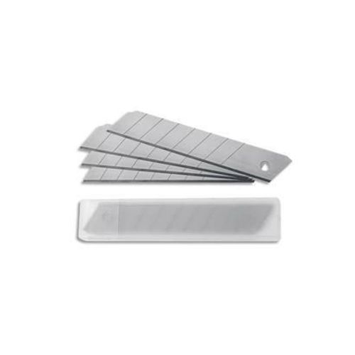 Olfa Etui de 10 lames 18mm pour cutter Lames secables