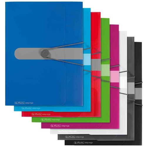Herlitz Chemise Easy Orga To Go, Format A4, Au Dos, Feuille Baie