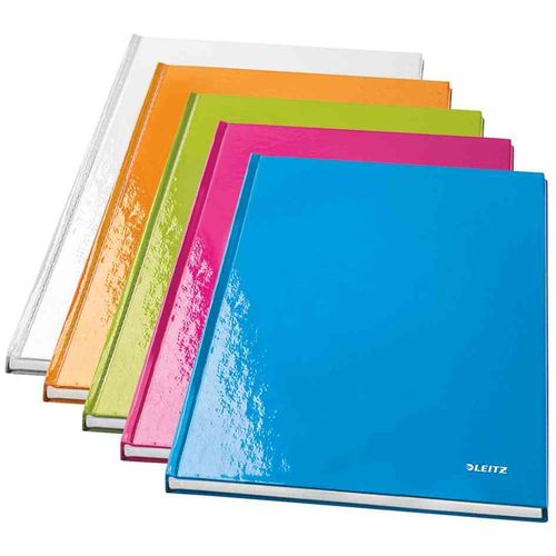 Leitz Carnets Wow, Format A4, Ligné, Rose Métallique