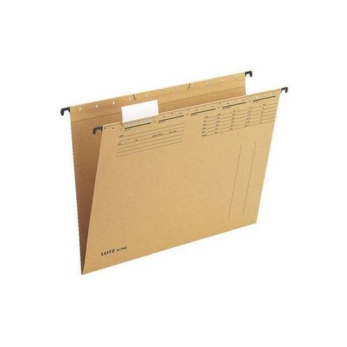 Leitz 25 X Alpha Hängemappe, A4, Seitlich Offen, Natron