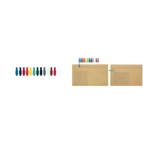 Leitz Stecksignal, Aus Hartfolie, (B)12 X (H)40 Mm, Grün