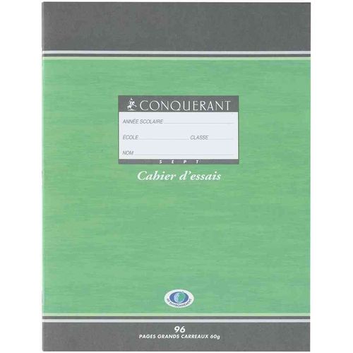 Conquérant Sept Cahier, Nf34, Seyes, 96 Pages, 170 X 220 Mm