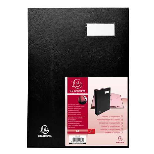 Exacompta Parapheur Direction 16 Comp. Noir