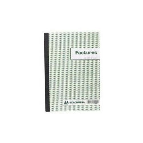 Exacompta "Factures" 210 X 148 Mm Dupli Autocopiant 50 Feuillets 13278e
