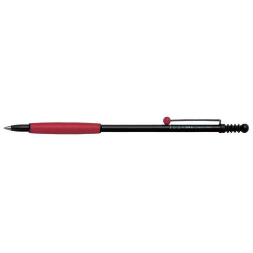 Tombow Stylo À Bille Rétractable Zoom 707, Noir/Rouge/Rouge