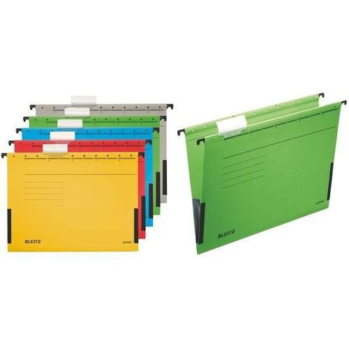 Leitz 25 X Alpha Hängetasche, A4, Mit Fröschen, Grün