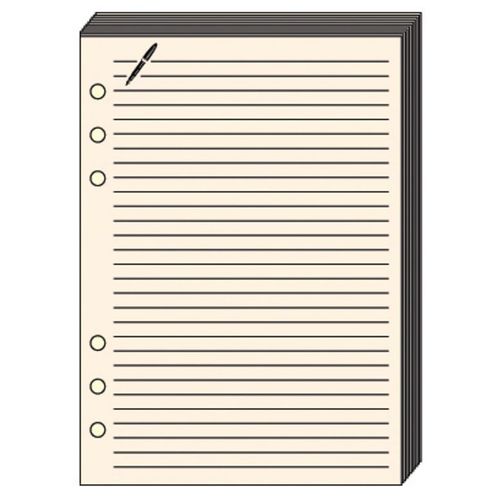 Quo Vadis Recharge Accessoires Organiseur Fiches Notes Timer 17 Ivoire 10 X 17 Cm