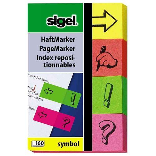 Sigel Index Repositionnables Symbole, 50 X 20 Mm