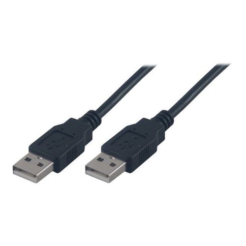 MCL - Câble USB - USB (M) pour USB (M) - 2 m - noir