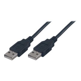 MCL - Câble USB - USB (M) pour USB (M) - 2 m - noir