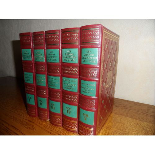 Les Grands Classiques De L'inde En Cinq Volumes