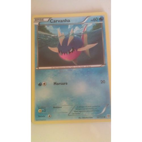 Pokémon Carvanha 32/135 Tempête Plasma