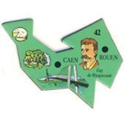 Magnet Le Gaulois - France - 42 - Caen - Rouen