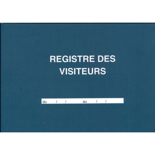 Elve Registre Des Visiteurs 96 Pages 210 X 297 Horizontal