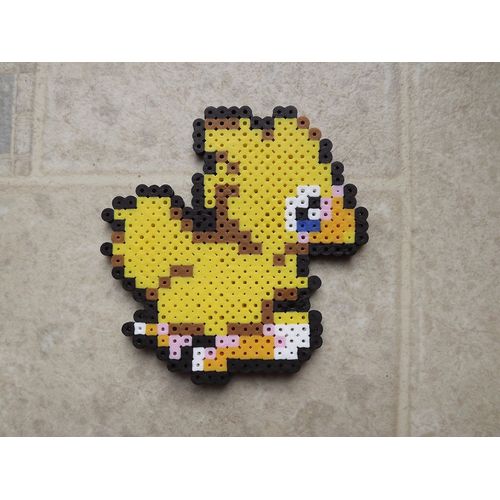 Final Fantasy Portrait Chocobo Perler/Hama