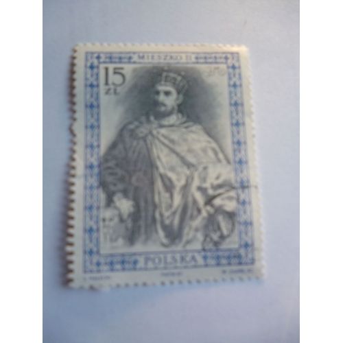 Timbre "Polska :1987 Mieszko Ii