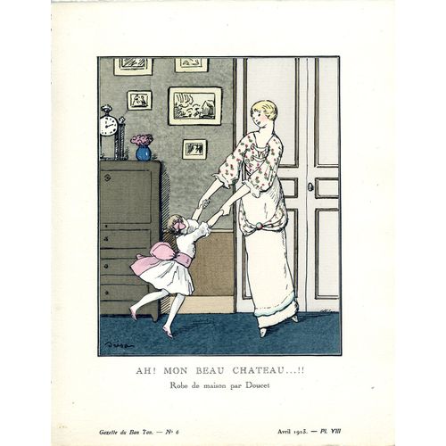 Lithographie "Ah ! Mon Beau Château !"