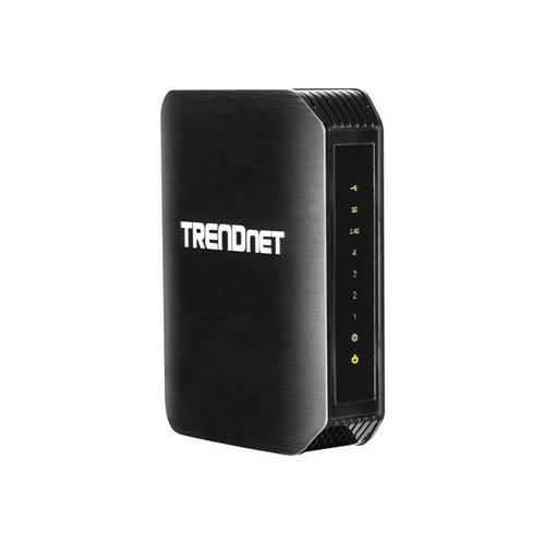 TRENDnet TEW-811DRU - Routeur sans fil - commutateur 4 ports - GigE, 802.11ac (draft 2.0) - 802.11a/b/g/n/ac (draft 2.0) - Bi-bande