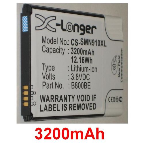 Batterie Pour Samsung Galaxy Note 3, Galaxy Note 3 Lte, Galaxy Note Iii, Sc-01f, Scl22, Sgh-N075, Sm-N900, Sm-N9000, Sm-N9002, Sm-N9005, Sm-N9006, Sm-N9008, 4894128079866, P/N: B800be **3200mah**
