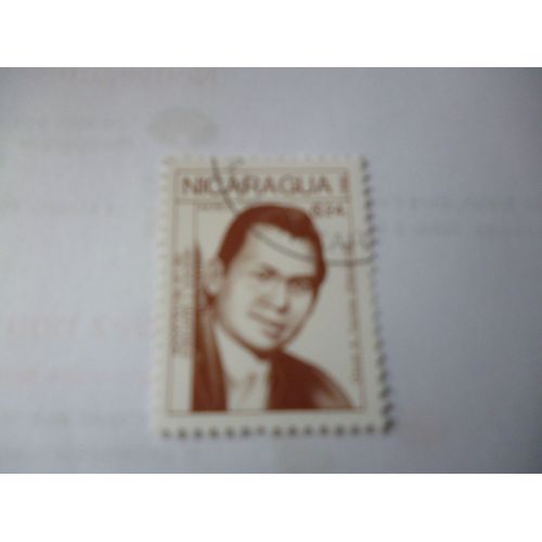 Lot De 4 Timbres "Nicaragua :Héros Et Martyrs De La Révolution 1988".