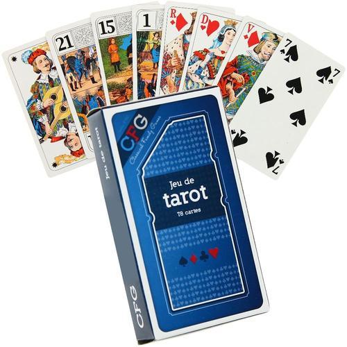 Jeu de Tarot Luxe 78 cartes à jouer sous étui