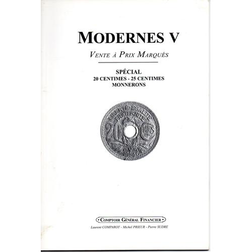 Modernes V  N° 5 : Vente À Prix Marqués Spécial 20 Et 25 Centimes