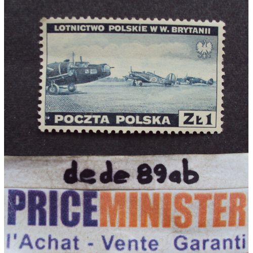 Pologne..  1 Zt Poczta Polska . Gouvernement Polonais En Exil À Londres 1941 . Poste Britannique . Non Oblitéré.