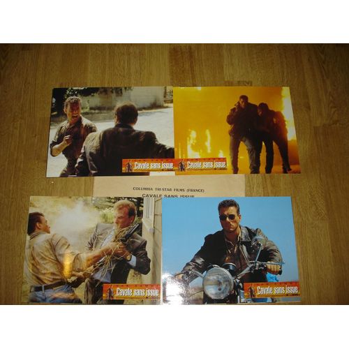 Cavale Sans Issue - Jeu De 8 Photos D'exploitation Cinématographique - Format 21x29 Cm - Un Film De Robert Harmon Avec Jean-Claude Van Damme, Rosanna Arquette, Kieran Culkin, Ted Levine - Année 1993
