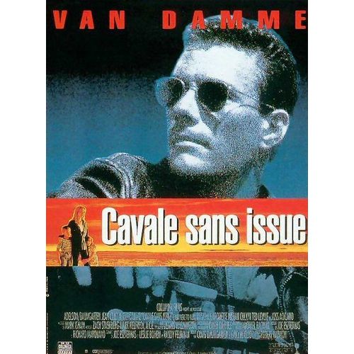Cavale Sans Issue - Affiche Originale De Cinéma - Format 40x60 Cm - Un Film De Robert Harmon Avec Jean-Claude Van Damme, Rosanna Arquette, Kieran Culkin, Ted Levine - Année 1993