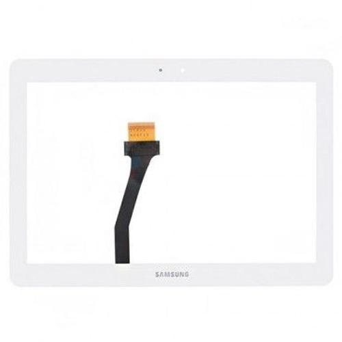 Ecran Vitre Tactile Blanc Pour Samsung Galaxy Tab 2 10.1 P5100 P5110 + Adhesif
