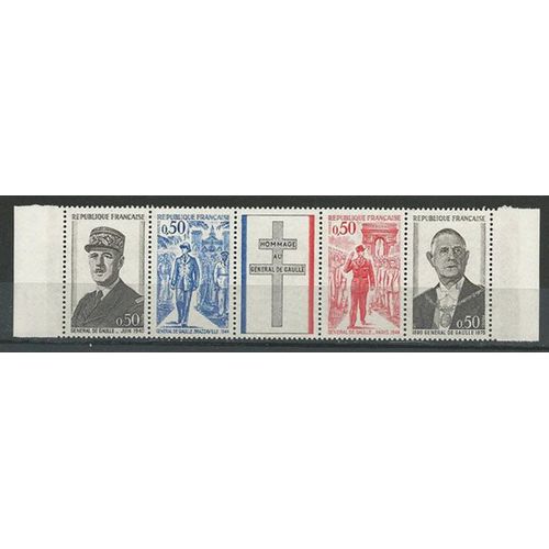France - Anniversaire Mort General De Gaull - 1971.