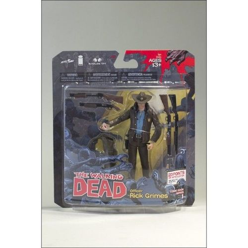 The Walking Dead Serie I Comic Version Rick Grimes [Import Allemand]