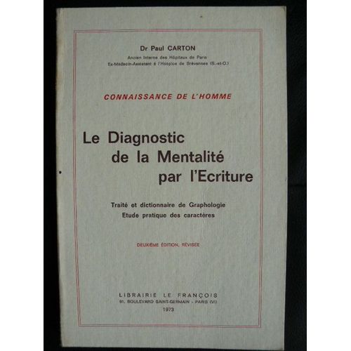 Le Diagnostic De La Mentalite Par L'ecriture