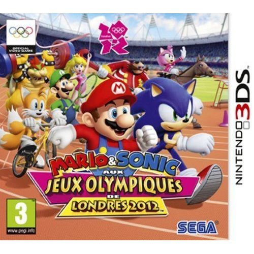 Jeu Ds Mario Et Sonic Aux Jeux Olympiques De Londres 2012 Nintendo 3ds En Francais