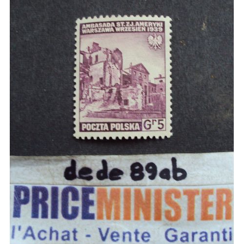 Pologne.. 5 Gr Poczta Polska 1941 . Gouvernement En Exil . Neuf