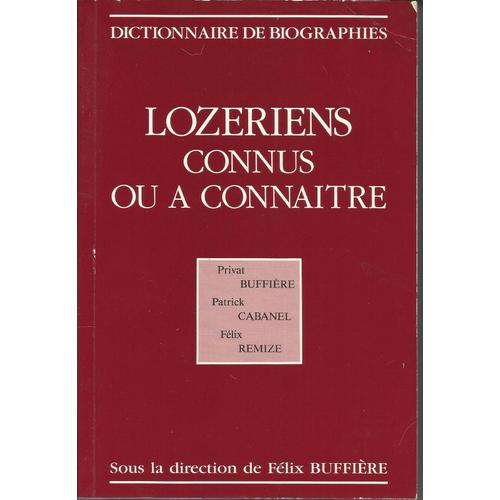 Lozeriens Connus Ou À Connaître