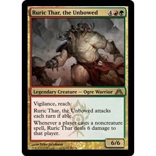 Carte Magic Ruric Thar The Unbowed ( Ruric Thar L'insoumis ) Vo Le Labyrinthe Du Dragon 99/156