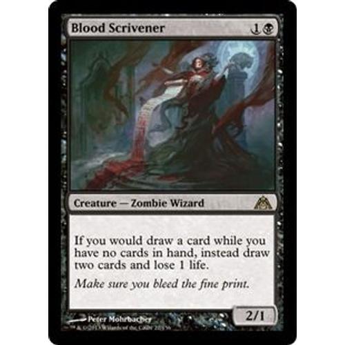 Carte Magic Blood Scrivener ( Scribe De Sang ) Vo Le Labyrinthe Du Dragon 22/156